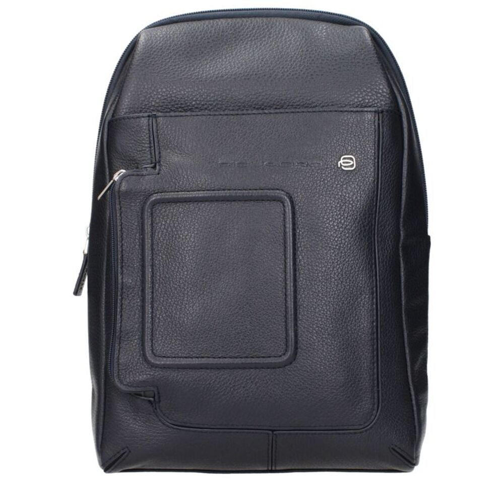 Piquadro Blue Leather Crossbody Men's Bag